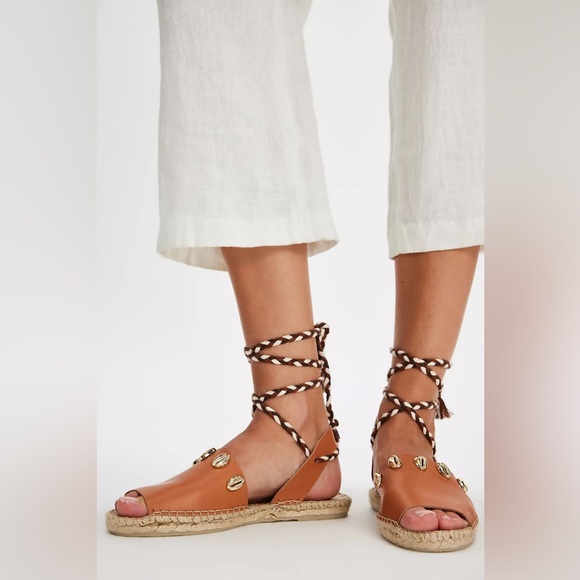 NWOB! FP Free People Wander Wrap Espadrilles Sz 8 - Picture 2 of 3